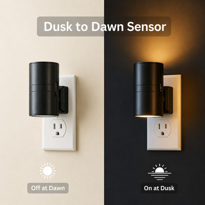 Luma One | Plug-In LED Night Light for Modern Room Decor & Hallways