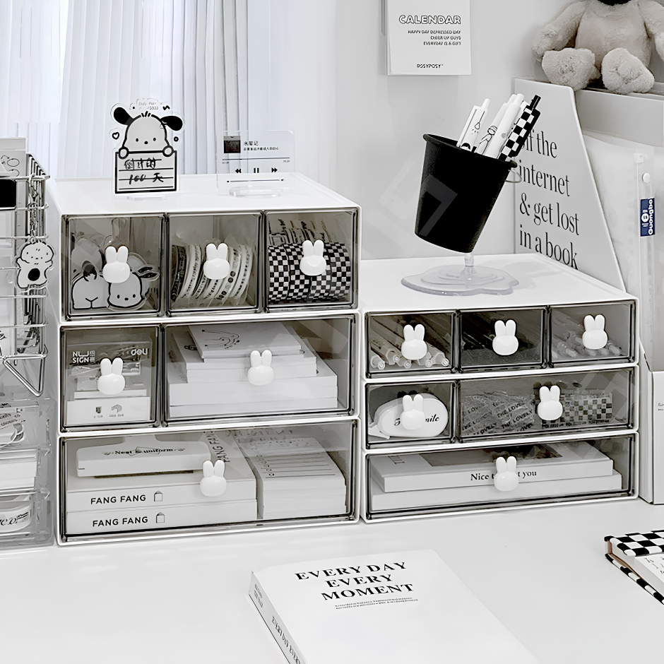 Kawaii Mini Desk Drawer Organizer