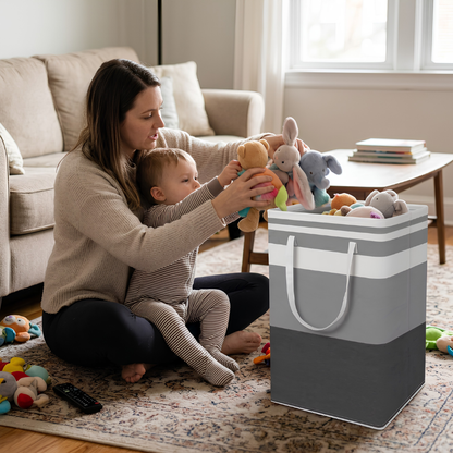 Waterproof Fabric Laundry Basket - 75 L