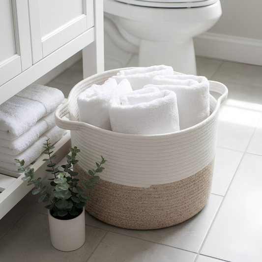 Premium Cotton Rope Basket - 67L