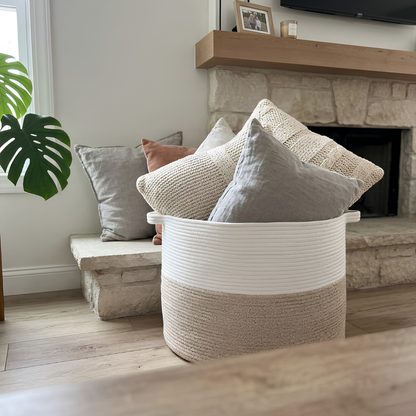 Premium Cotton Rope Basket - 67L