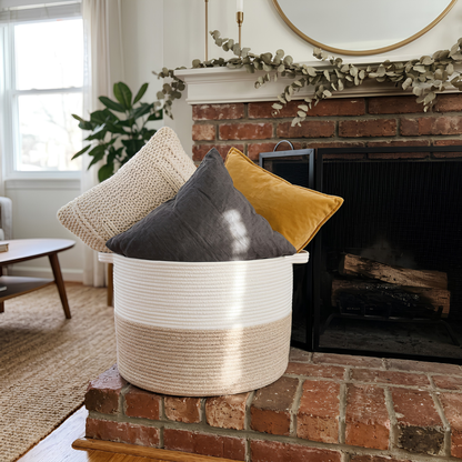 Premium Cotton Rope Basket - 67L