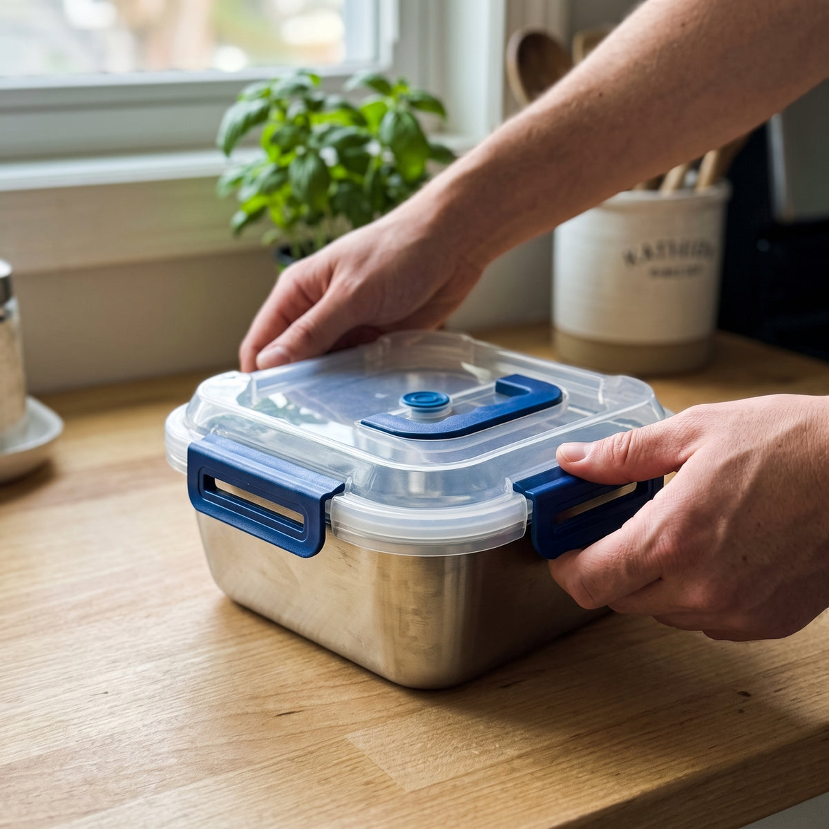 Stainless Steel Food Storage Containers – Extra-Large Airtight Meal Prep & Organization Set
