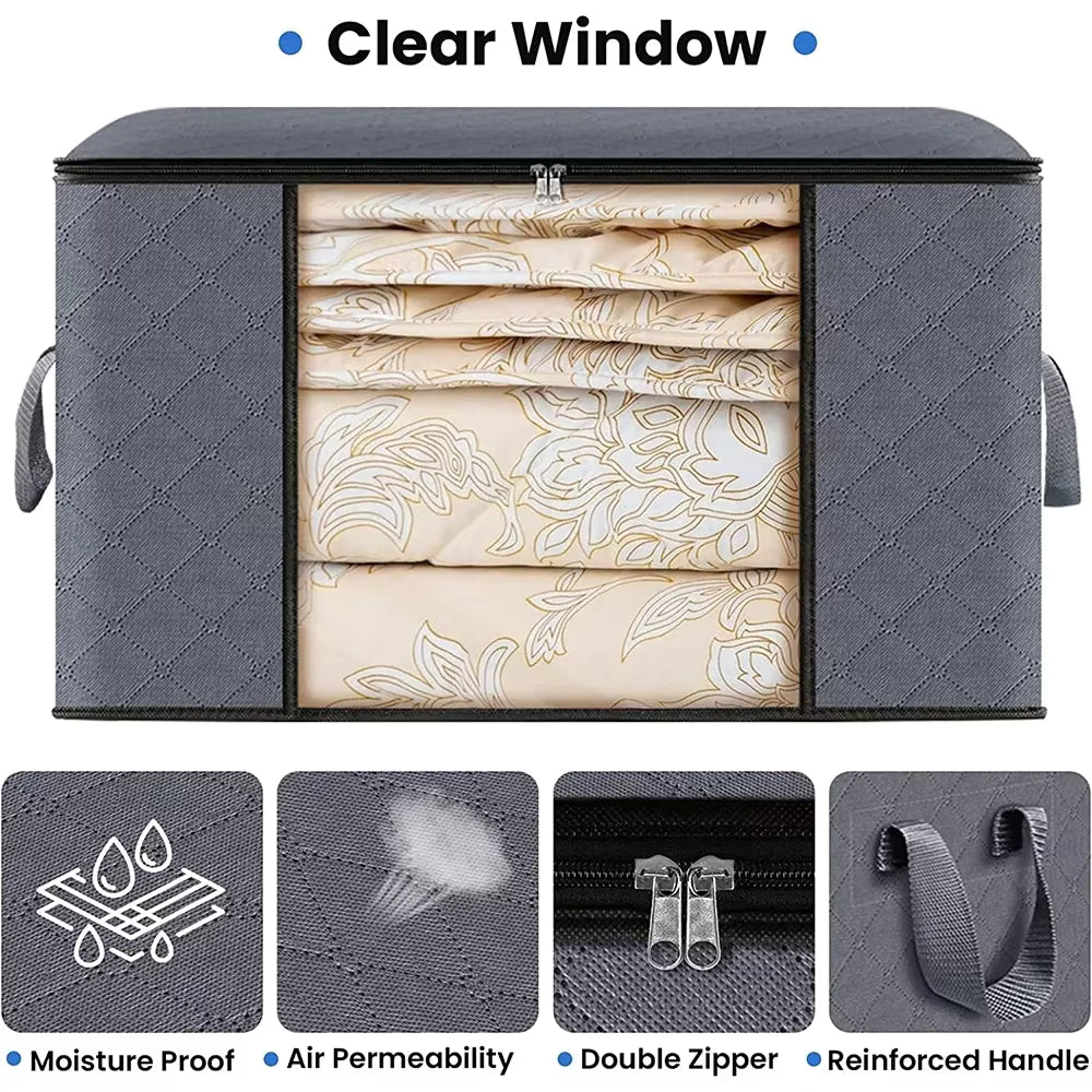 Heavy-Duty Quilt & Clothing Storage Bag
