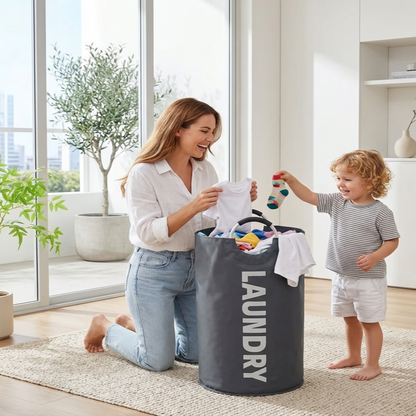 Foldable Oxford Cloth Laundry Bag