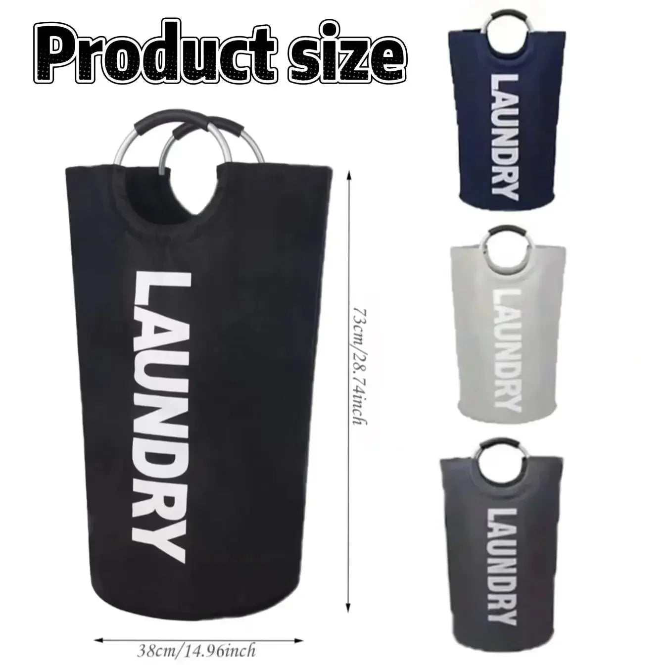 Foldable Oxford Cloth Laundry Bag