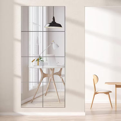 InfinityGrid™ Shatterproof Peel & Stick Mirror Tiles