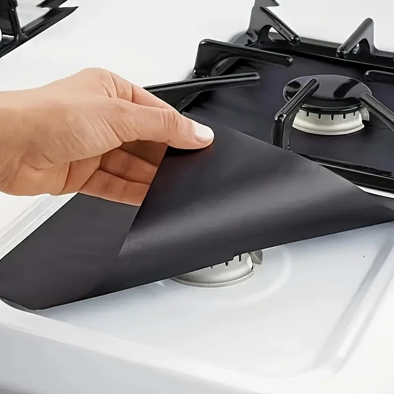 Reusable Gas Stove Burner Liners (Set of 4)