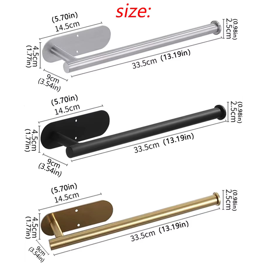 Adhesive Kitchen Paper Towel Holder