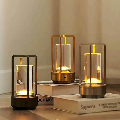 Sora Minimalist Lantern – Cordless Ambient LED Lamp