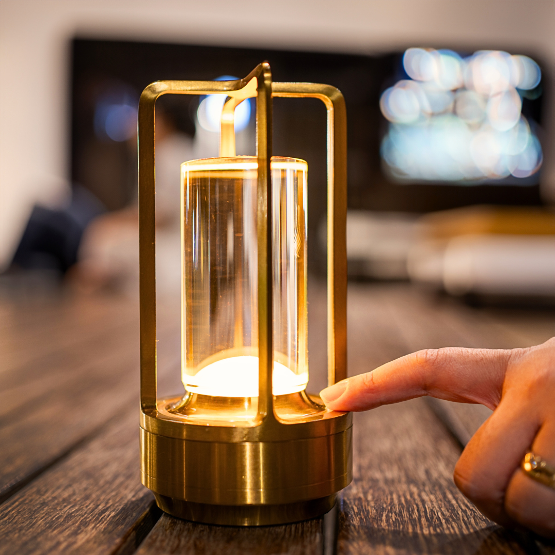 Sora Minimalist Lantern – Cordless Ambient LED Lamp