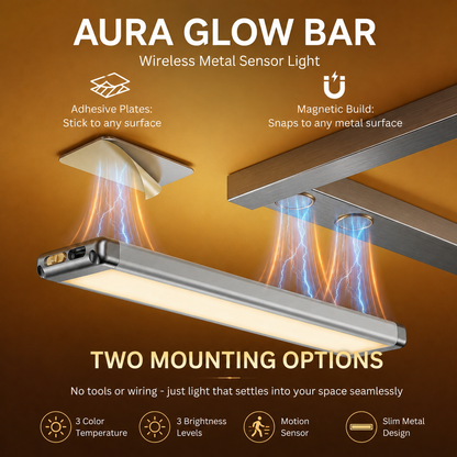Aura Glow Bar | Minimalist Motion Sensor LED Light