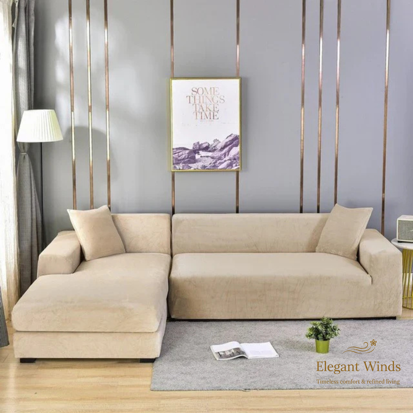 Premium Universal Sofa Cover – Complete Stain Protection