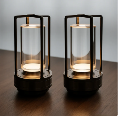 Sora Minimalist Lantern – Cordless Ambient LED Lamp