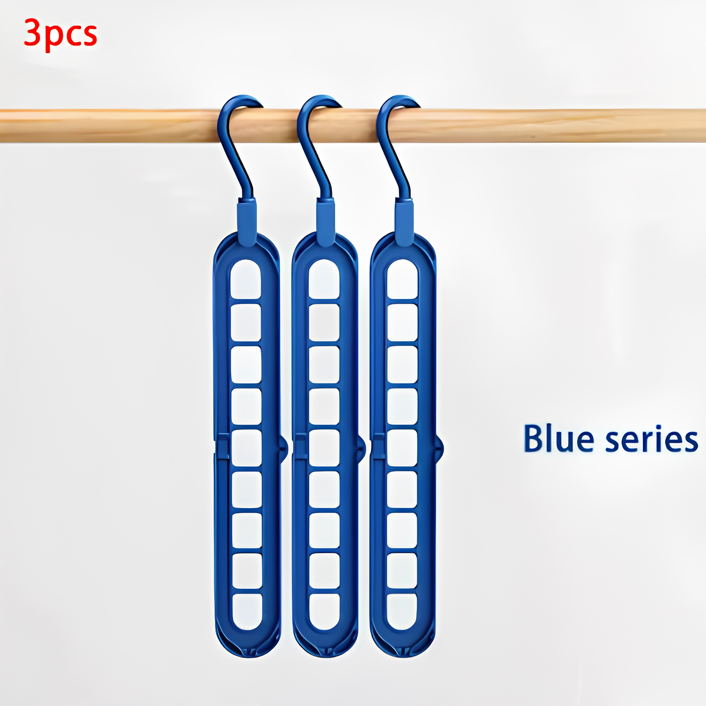 Plastic 9-Hole Foldable Hangers