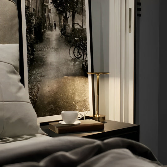 Luma Solis Cordless Minimalist Table Lamp - Rechargeable LED Accent Light