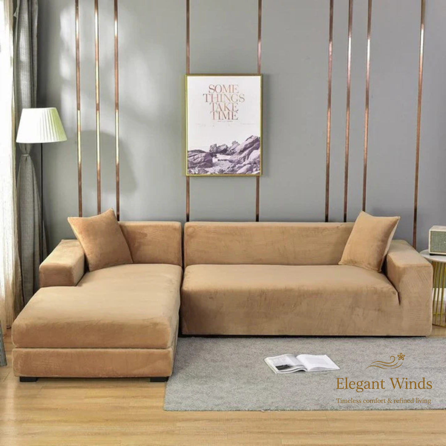 Premium Universal Sofa Cover – Complete Stain Protection