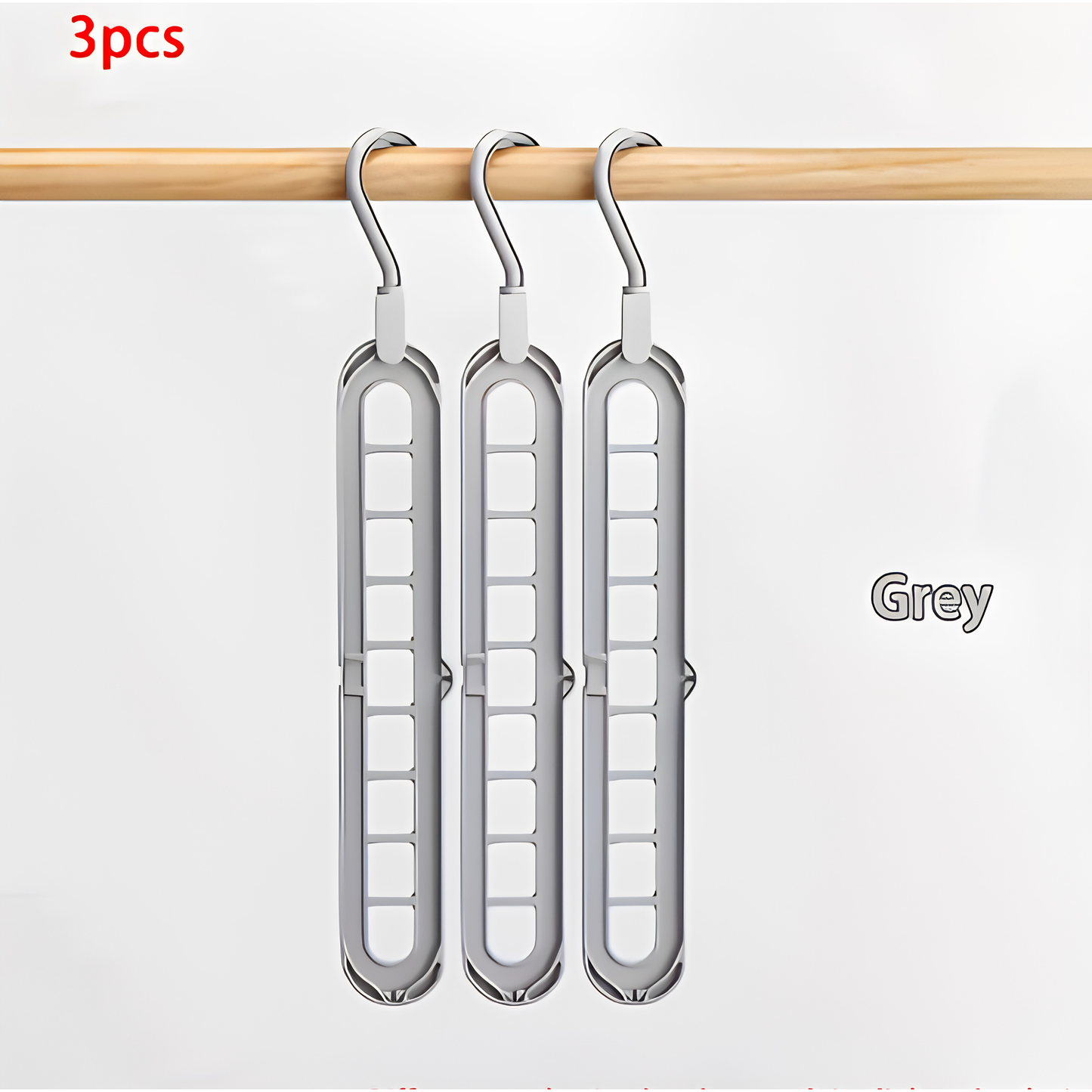 Plastic 9-Hole Foldable Hangers