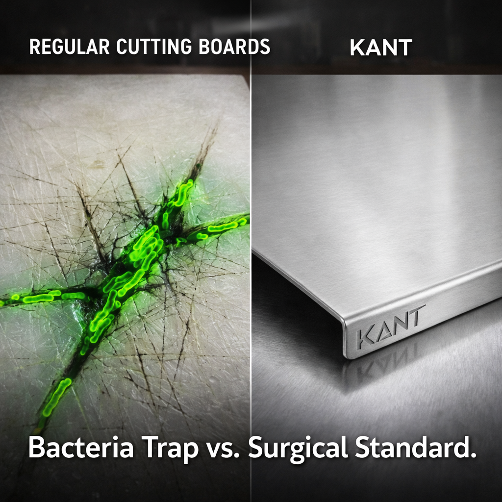 Stainless Steel Countertop Chopping Board
