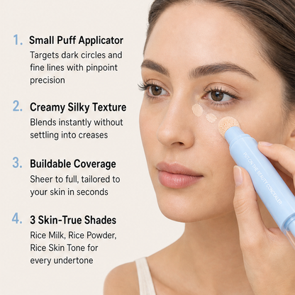 Hydrating micro-puff applicator liquid concealer pen + buy 1 + pick 1 free color