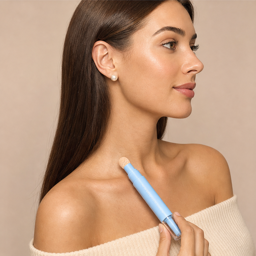 Hydrating micro-puff applicator liquid concealer pen + buy 1 + pick 1 free color