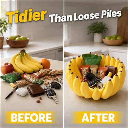 Creative Banana Shape Fruit Bowl