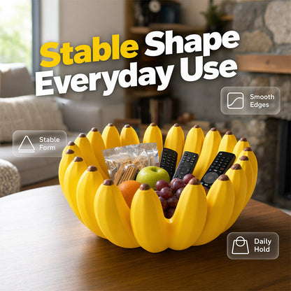 Creative Banana Shape Fruit Bowl