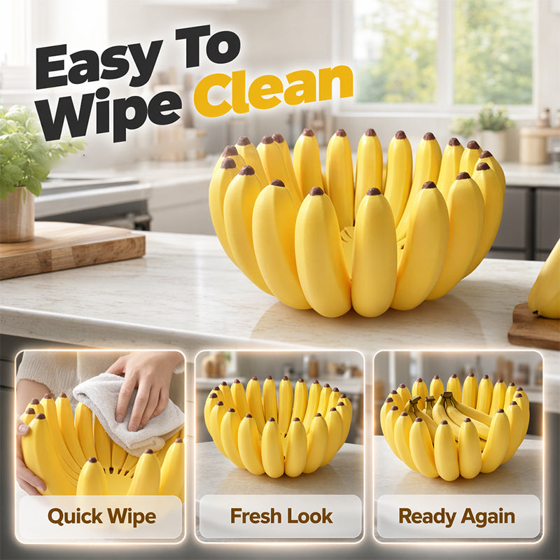 Creative Banana Shape Fruit Bowl
