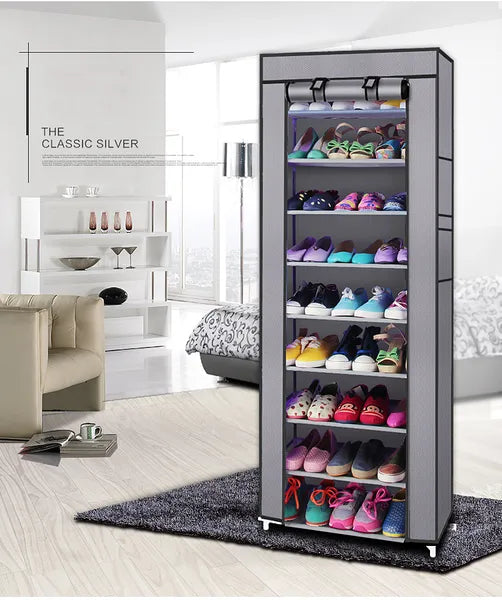 Vertical Shoe Rack - Premium 10-Tier