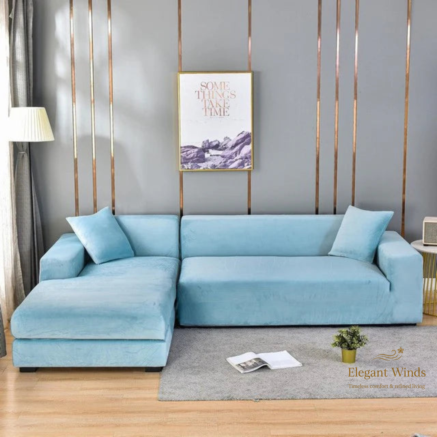 Premium Universal Sofa Cover – Complete Stain Protection